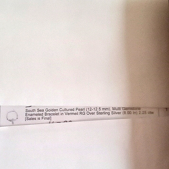 SOUTH SEA GOLDEN CULTURED PEARL, MULTI GEMSTONE BRACELET - Picture 9 of 9